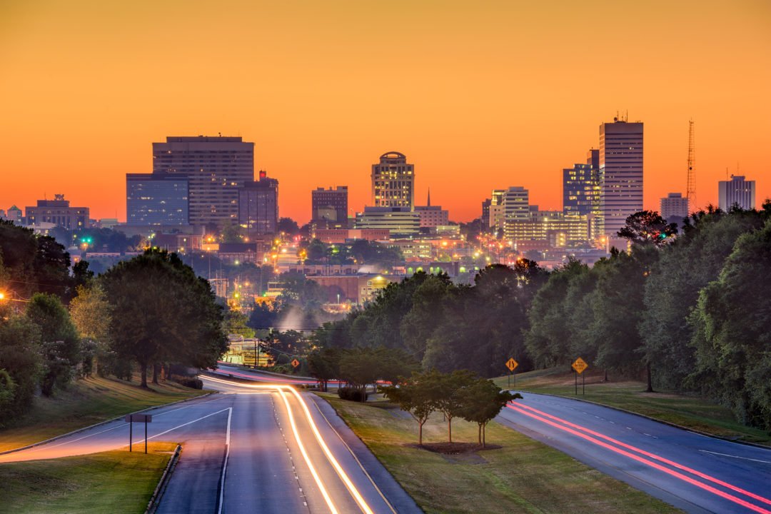 Skyline of downtown Columbia, South Carolina from above Jarvis K ...